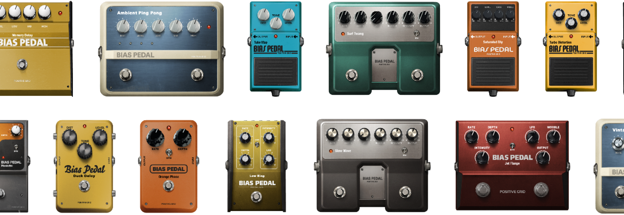 BIAS Pedal Pedal Effect Modeler Positive Grid