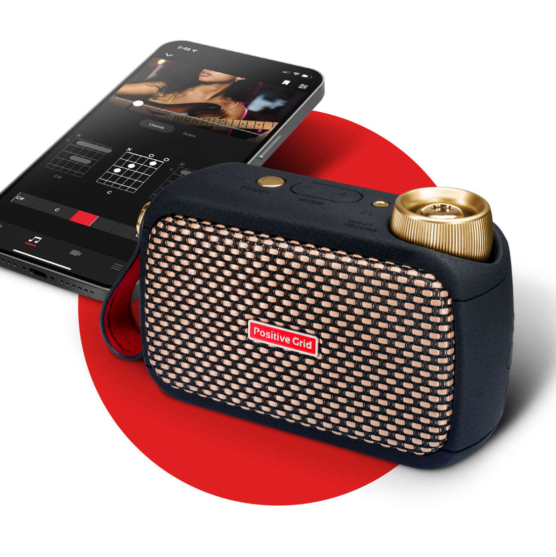 Spark GO Portable Smart Guitar Amp & Bluetooth Speaker - Positive Grid