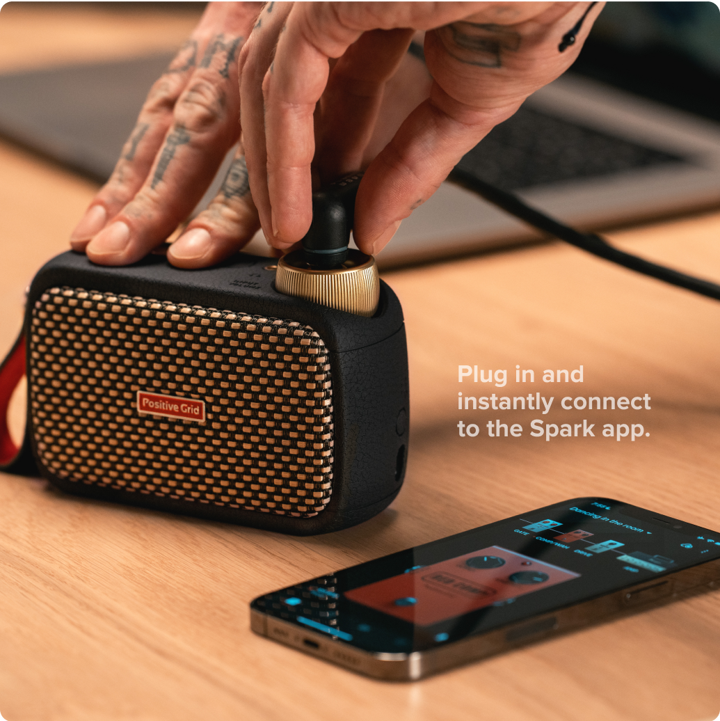 Spark GO Portable Smart Guitar Amp & Bluetooth Speaker - Positive Grid