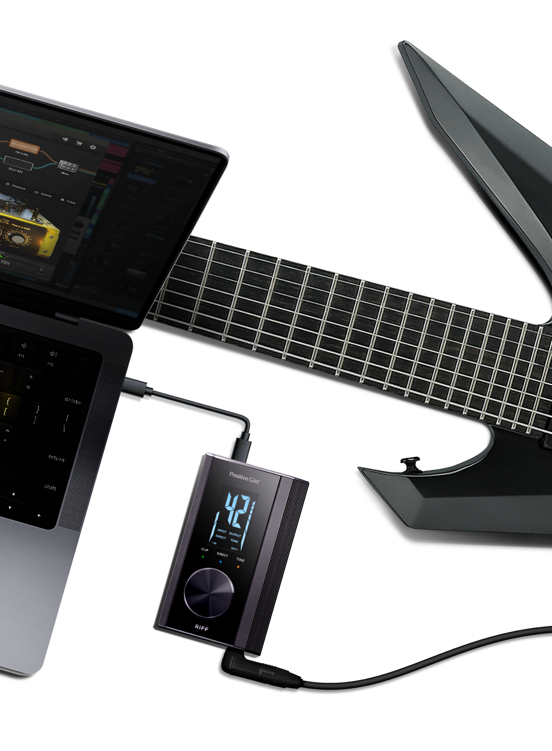 Positive Grid RIFF オーディオインターフェイス Positive Gridから、ギター・オーディオ・インターフェイス