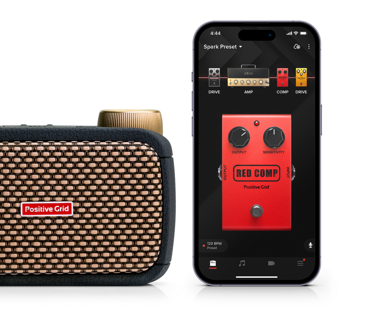 Spark GO Portable Smart Guitar Amp & Bluetooth Speaker - Positive Grid