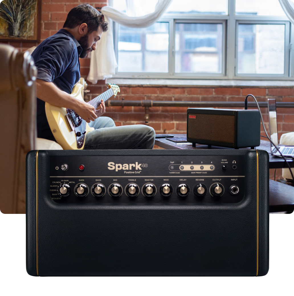 Spark 40W Smart Guitar Amp App Positive Grid