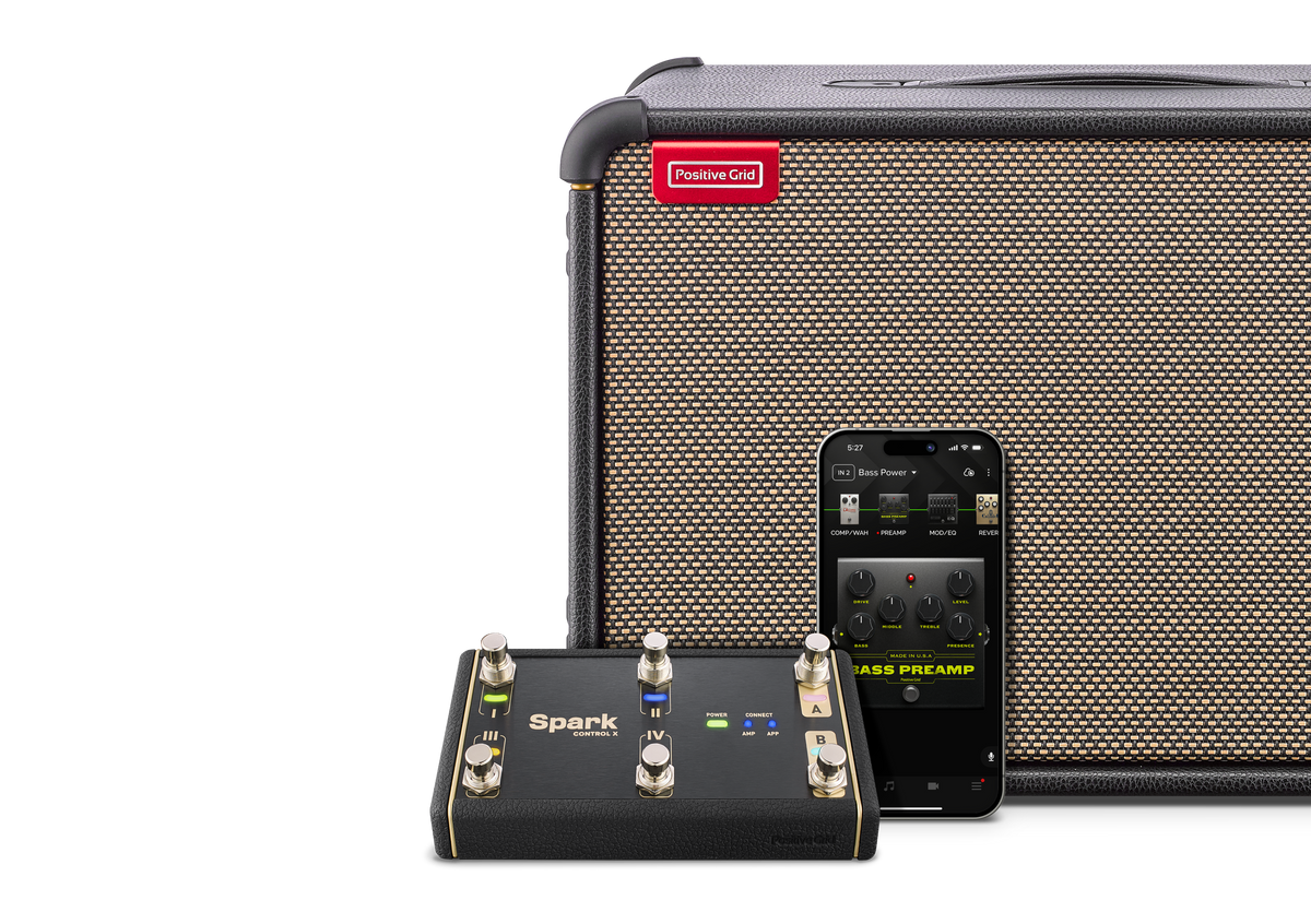 Spark Control X | 6-Switch Wireless Footswitch | Positive Grid