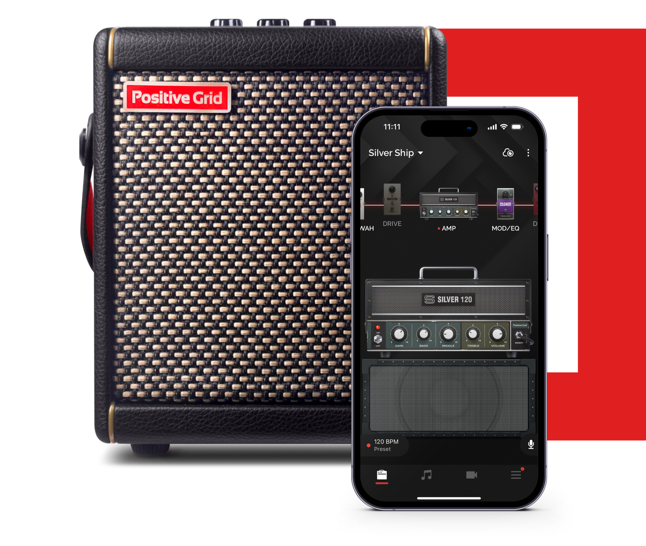 Spark MINI | Portable Smart Guitar Amp & Bluetooth Speaker