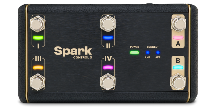 Spark Control X ギターエフェクターコントローラー Spark Control X | 6-Switch Wireless Footswitch | Positive Grid