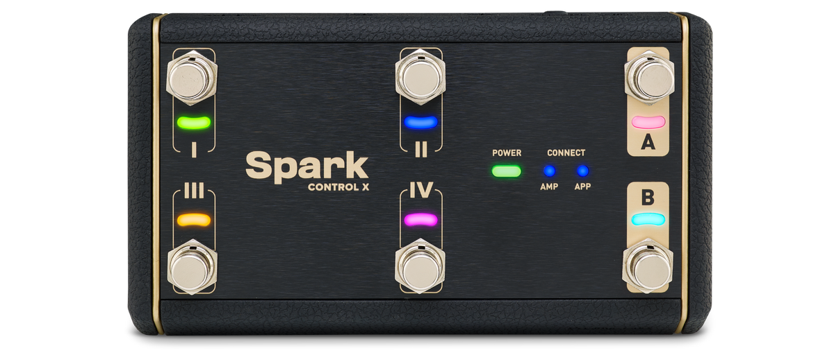 Spark Control X | 6-Switch Wireless Footswitch | Positive Grid