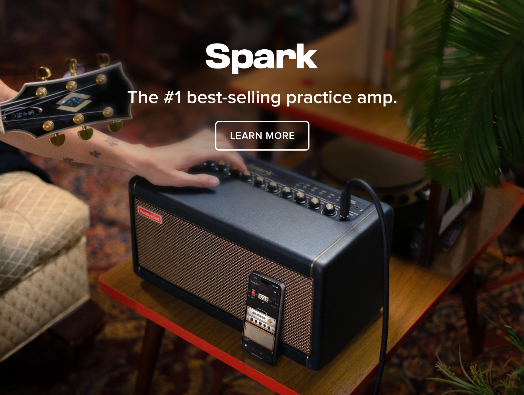 Positive grid clearance amplifier
